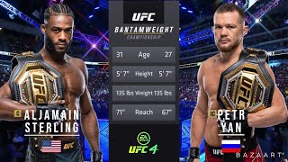 ALJAMAIN STERLING VS PETR YAN 2 FULL FIGHT UFC 273 [upl. by Gaven]