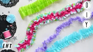 How to Make Ruffled Crepe Paper  Little Hot Tamale  Crepe Paper Crafts  Build Your Stash [upl. by Ynnig]