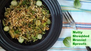 Shredded Brussel Sprouts Recipe [upl. by Borchert]