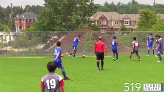 Ontario Cup Soccer  Toronto Azzurri vs Kitchener TFC Academy [upl. by Stratton653]