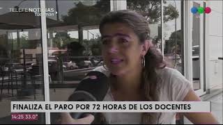 Finaliza el paro por 72 horas de los docentes [upl. by Ahsekahs]