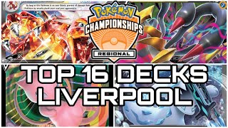 LOS MEJORES DECKS Top 16 Regional Liverpool 2024 POKEMON TCG [upl. by Narud]