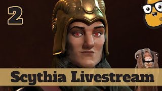 Civ 6 Livestream  Deity Scythia Part 2  Domination Victory [upl. by Colier]