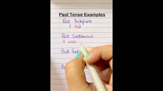 Past Tense Examples english education englishlanguage tensesforkids tense englishgrammar gk [upl. by Kaia997]