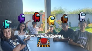 JOGAMOS AMONG US NA VIDA REAL  Ritafifi ft Tiagopprv Mianafifi e Los5primos [upl. by Oj]