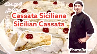 How to make delicious Cassata Siciliana  Sicilian Cassata by Chef Gio [upl. by Venice]