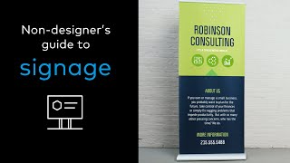 How to design signs the nondesigner’s guide [upl. by Leryt]