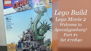 LEGO Movie Welcome To Apocalypseburg Build Part 1  Set 70840 [upl. by Bibbye180]