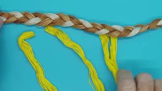 Braided Perle Cottons and Opening Skeins  A Waldorf Handwork Educators Free Tip Friday Original [upl. by Rowe683]