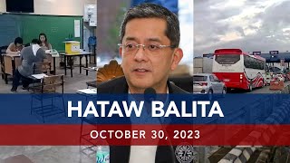 UNTV HATAW BALITA  October 30 2023 [upl. by Karas286]