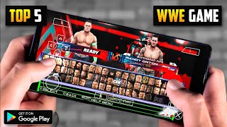 Top 5 Wwe Games for Android l Wwe 2k23 on android games [upl. by Nicholle]