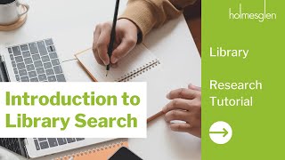 Introduction to Library Search [upl. by Dall]