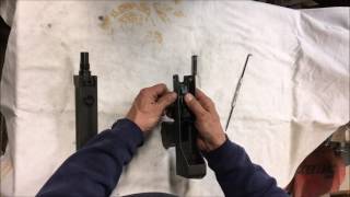 Installing Trigger Spring into a MAC10  Practical Solutions [upl. by Olnay]