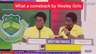 NSMQ 2024Riddles Masterclass By Wesley Girls and Brilliant tie breaker to beat Amaniampong SHS🔥🔥 [upl. by Aseneg459]