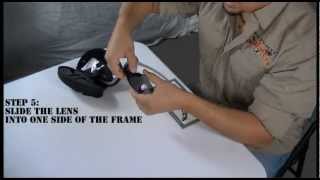 Oakley M Frame 30 Glasses How to change lenses [upl. by Eigna723]