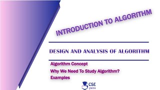 Introduction to Algorithms  Lec 1  Design amp Analysis of Algorithm [upl. by Iteerp973]