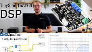 TinySine TSA 1701 DSP Board ADAU1701  USBi  Anleitung Anschluss amp Programmieren mit SigmaStudio [upl. by Tenaej]