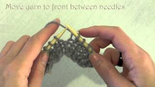 Knitting How to Rib Continental Style [upl. by Alyssa290]