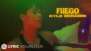 Fuego  Kyle Echarri Lyric Video Visualizer [upl. by Imhsar]