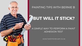 How to Perform a Paint Adhesion Test [upl. by Burkle813]