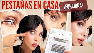 🔴 EXTENSIONES DE PESTAÑAS EN CASA Y DURADERAS FACIL RAPIDO Y BARATO ICOICE [upl. by Adnarram658]