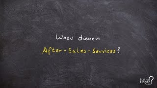 After Sales Services Definition  Wozu dienen After Sales Services [upl. by Keverian282]