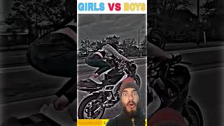 Girl vs boy bike stunt 😱❤️💪TheUK07Rider duke390 bike ninja zx10r ktm mt15 r15 rs200 [upl. by Kampmann639]