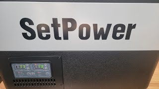 SetPower 12 volt fridge freezer review setpower 12voltfridge camping vanlifeecoflow [upl. by Eadas999]