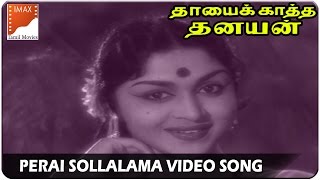 Perai Sollalama Video Songs  Thayai Katha Thanayan Movie  MGR B Sarojadevi  South Video Songs [upl. by Head]