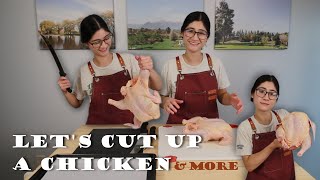 How To Cut a Whole Chicken  Made Simple At Home  8  Way a Chicken [upl. by Laefar]