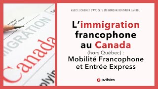 🇨🇦 Limmigration francophone au Canada hors Québec [upl. by Abbie]