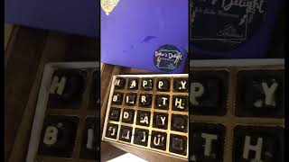 memorablegifts hamper with customised chocolate and note gifthampers hampers delivered pan India [upl. by Laughton]