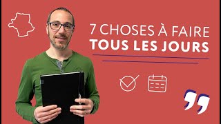 7 activités que tu peux faire tous les jours pour améliorer ton français [upl. by Nickie]