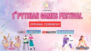 Opening Ceremony  1st Pythian Games Festival 2023  Doordarshan Sports [upl. by Enialedam]