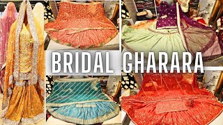 Lucknow Ke Handwork Bridal Gharare Latest Design In Nakhas Market [upl. by Waldman]