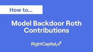 How To Model Backdoor Roth Contributions [upl. by Schubert]