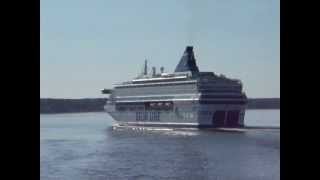 SILJA EUROPA silja line Stockholm  ÅboTurku [upl. by Colb]