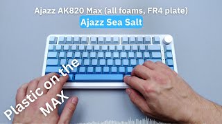 Ajazz Sea Salt  Ajazz AK820 Max  sound test [upl. by Kemp]