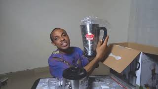 Unboxing of Binatone stainless steel blender Blg 605ss Honest review [upl. by Bria]