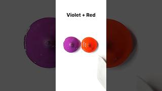 Violet  Red  Part3 colormixing satisfying art colors asmr shorts ytshorts [upl. by Redd]