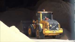 Volvo L120G Moving Sawdust [upl. by Fablan]