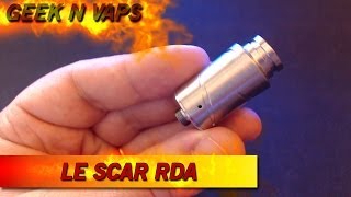 Review Scar RDA de Smoktech et double micro coil  coton [upl. by Leonid]