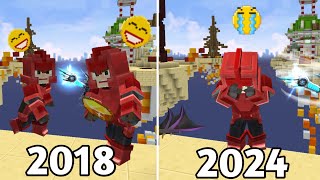 2018 vs 2024 in BedWars Old Mode Blockman Go [upl. by Maurer]