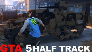 GTA 5 GUNRUNNING DLC GAMEPLAY HALF TRACK SPECIAL MISSION DISCOUNT [upl. by Ahsined]