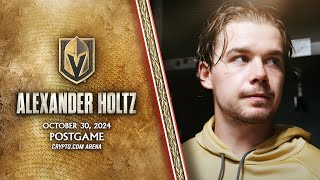 Alexander Holtz Postgame 1030 Looking to Move On and Focusing On Whats Ahead [upl. by Arual]