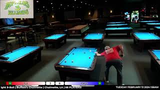 Monday Night 9Ball  Buffalos Chalmette  Chalmette LA  66 Players [upl. by Trant]