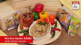 RESIPI KURMA AYAM ADABI [upl. by Alva]