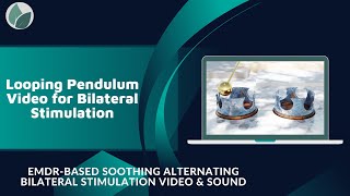 EMDR Therapy Bilateral Stimulation Tool with Bilateral Sound  Looping Pendulum [upl. by Gylys]