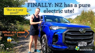 LDV eT60 New Zealand FINALLY has an electric ute  but is it any good [upl. by Jacinda58]