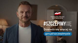 Cezary Pazura w spocie Akcja SzczepimySię [upl. by Enrev]